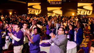SEIU members at the Member Leadership in Action conference in Los Angeles in 2011