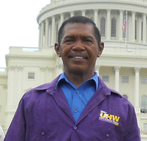 SEIU-UHW member Larry Burrus, a Fresno County homecare provider