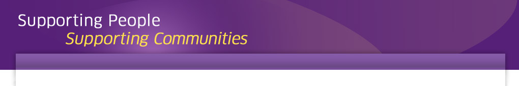 Supporting People Supporting Communities