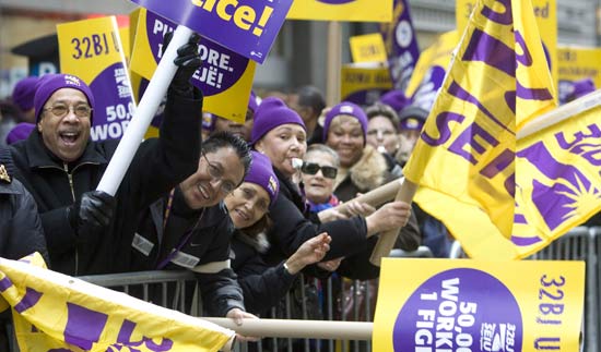 SEIU members