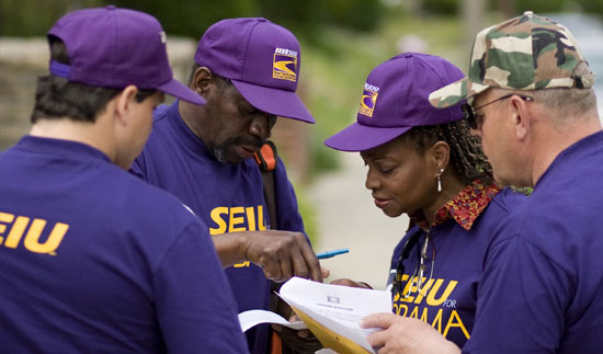 SEIU members