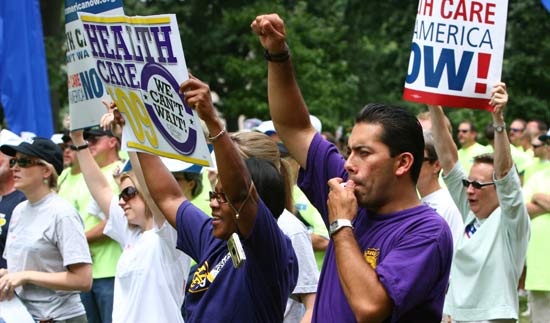 SEIU members