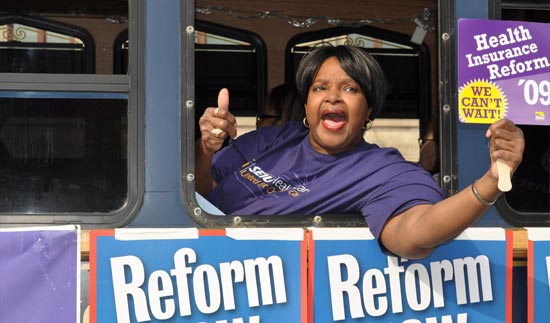 SEIU members