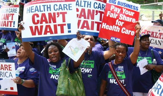 SEIU members